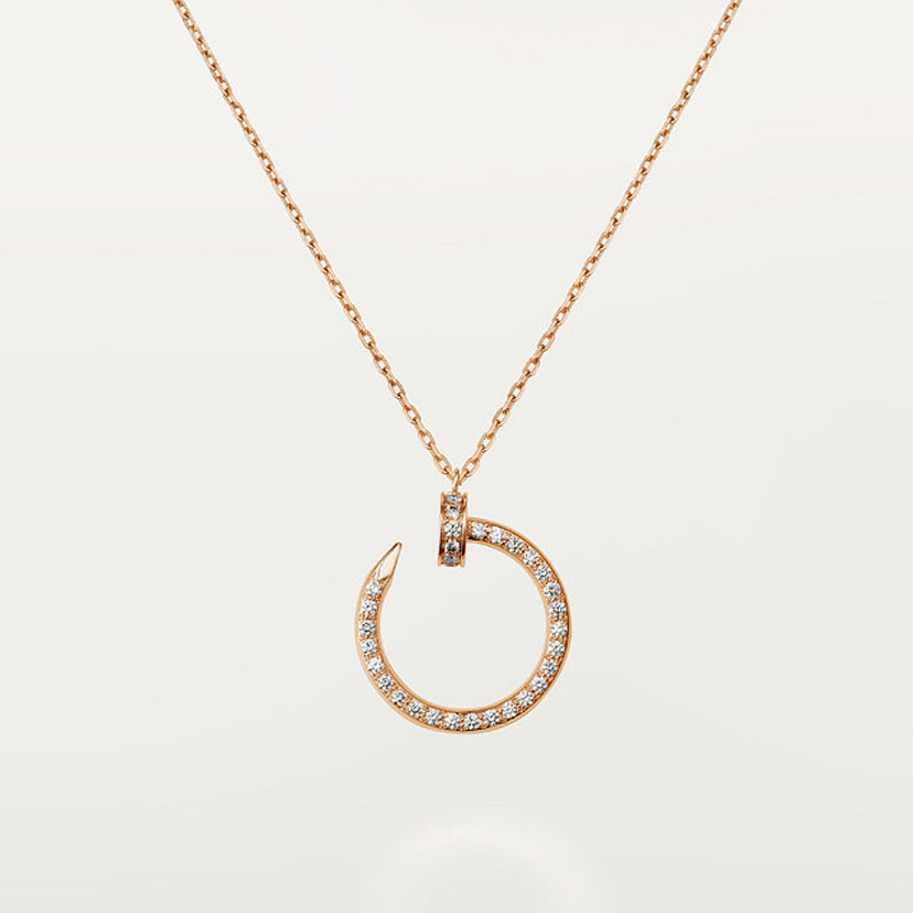 18K Juste Un Clou Full Diamonds Necklace