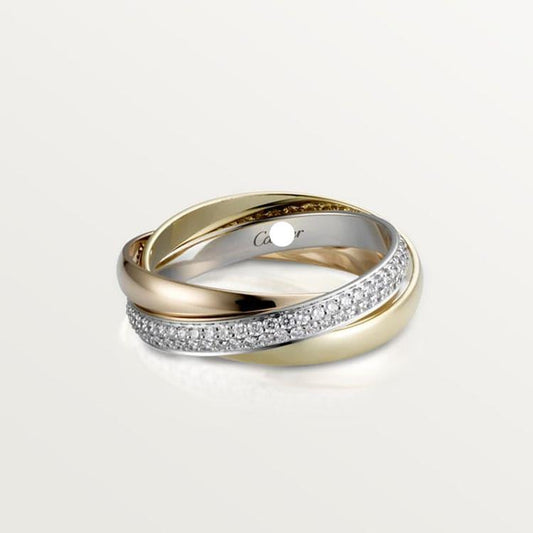 18K Trinity Diamonds Ring