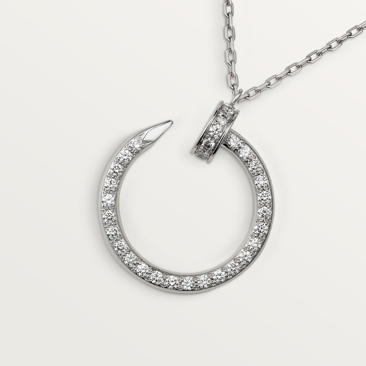 18K Juste Un Clou Full Diamonds Necklace