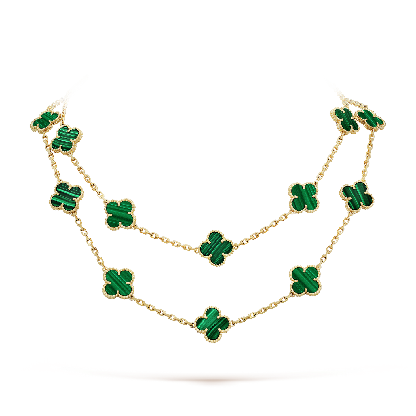18K Vintage Alhambra 20 Motifs Long Necklace