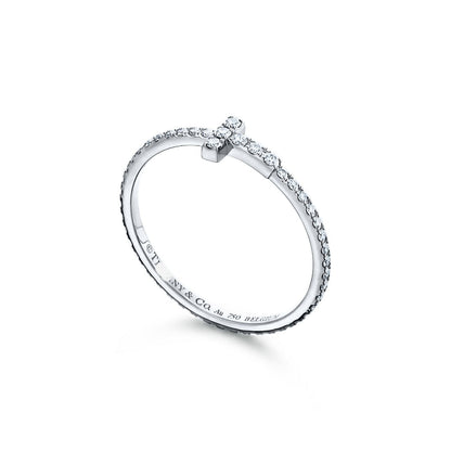 18K T Diamond Wire Ring