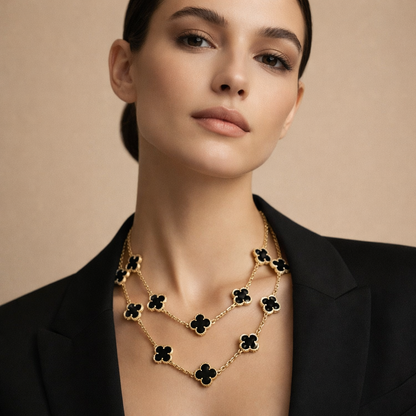 18K Vintage Alhambra 20 Motifs Long Necklace