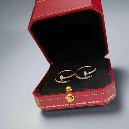 18K Juste Un Clou Diamond Ring