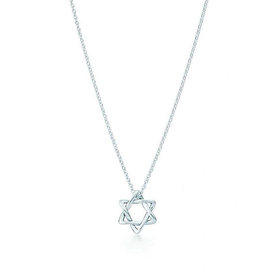 18K Star of David Pendant Necklace