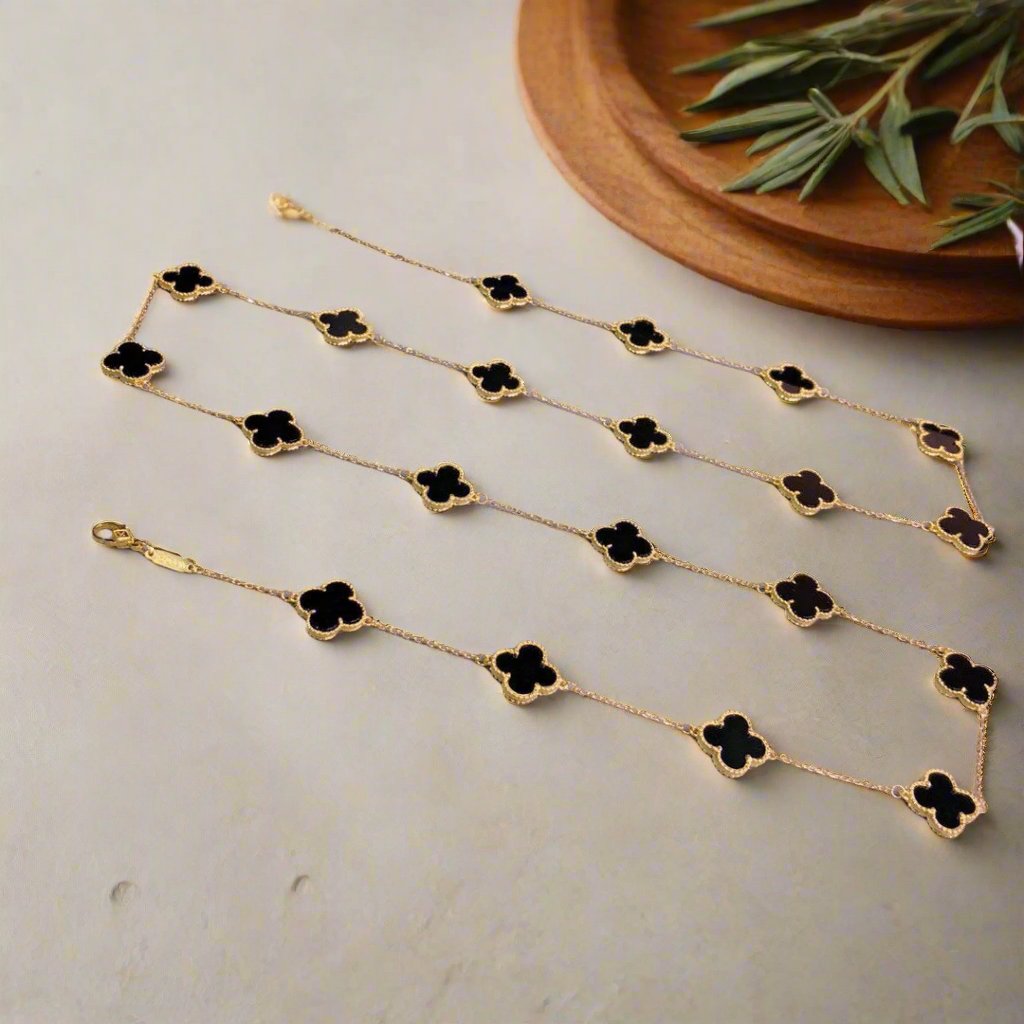 18K Vintage Alhambra 20 Motifs Long Necklace