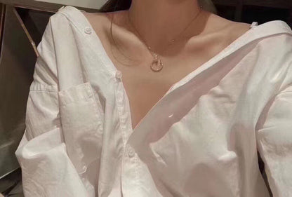 18K Juste Un Clou Full Diamonds Necklace